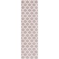 Well Woven Well Woven MC-58-2 Zoe Modern Trellis Runner Rug; Grey - 2 ft. x 7 ft. 3 in. MC-58-2